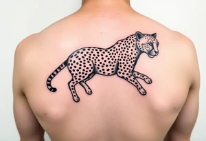 cheetah tattoo tattoo idea