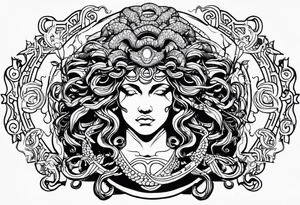 Gorgon Medusa, ancient greece tattoo idea