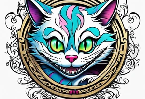 Disney Cheshire cat tattoo idea