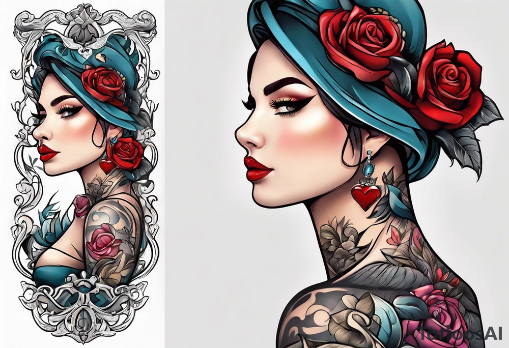 Arm sleeve tattoo idea