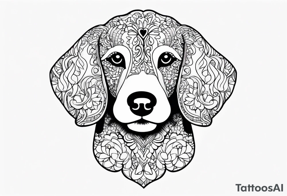 poodle tattoo idea