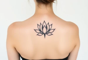 lotus flower frost tattoo idea