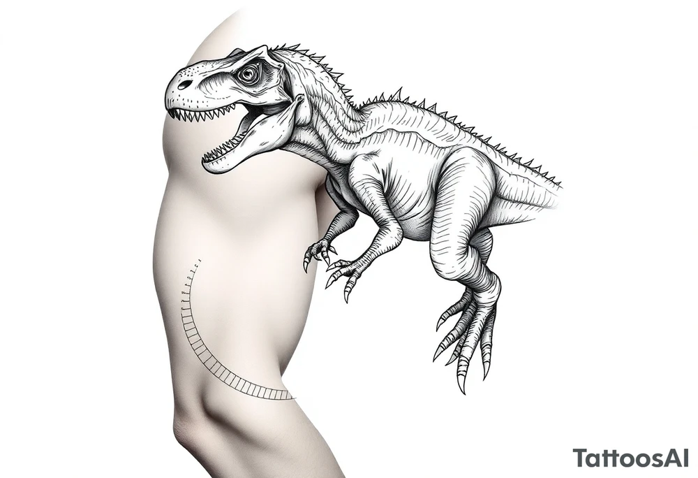 dinosaur tattoo idea