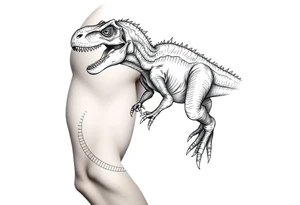 dinosaur tattoo idea