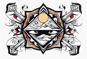 aqui y ahora tattoo idea