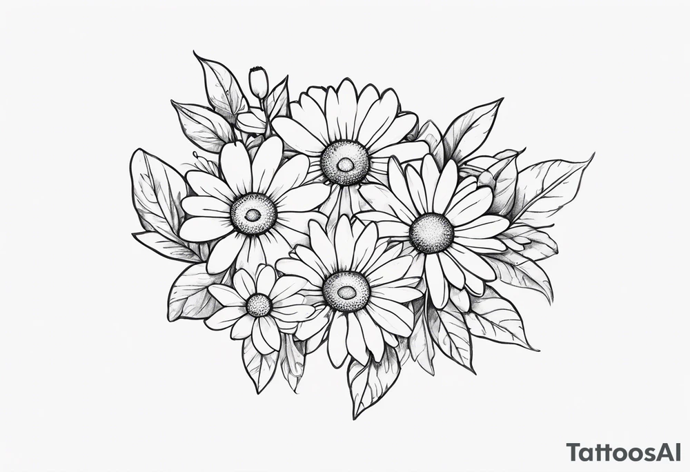 Daisy chain tattoo idea