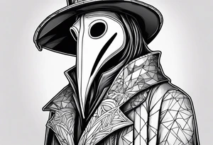 plague doctor tattoo idea