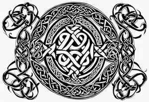 desing me a celtic tattoo with my childrens names and birthdate, Mellissa 18/03/1986, Ashley 24/11/1990, Jesse 8/04/1993, Liam 8/06/1995, Eleanor 19/08/1996 tattoo idea