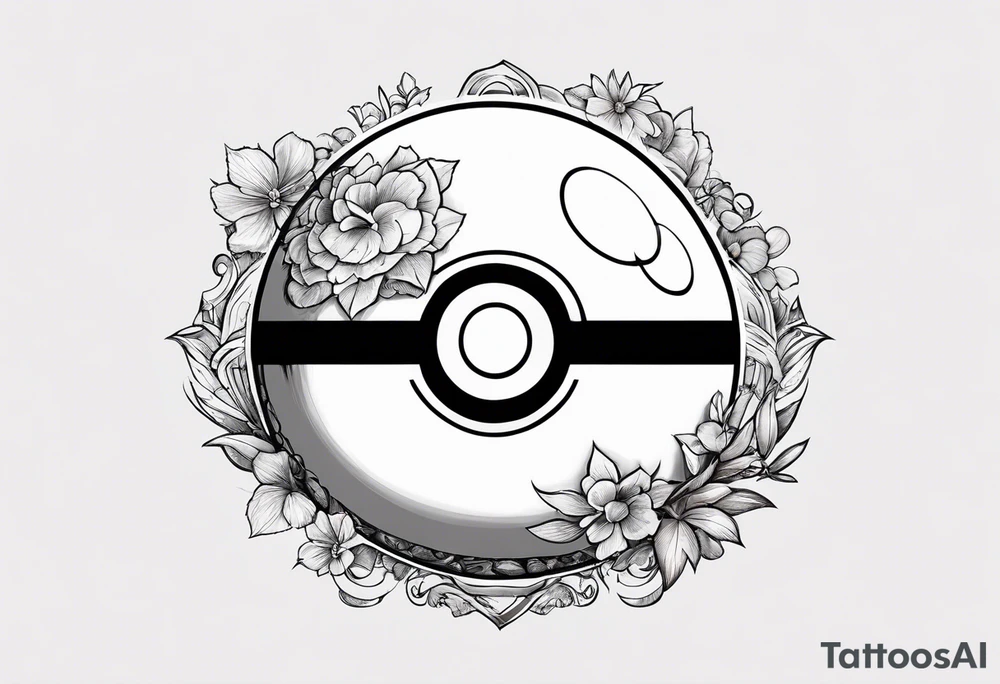 basic pokeball tattoo tattoo idea