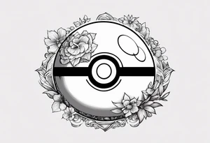 basic pokeball tattoo tattoo idea