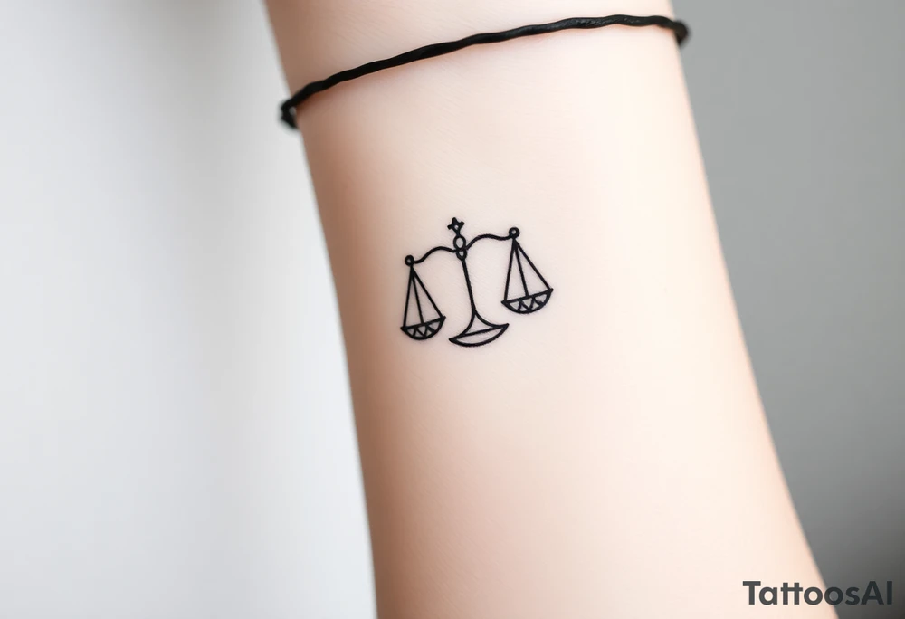 Libra stars tattoo idea