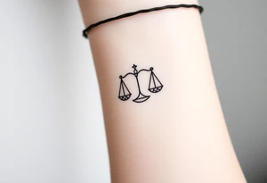 Libra stars tattoo idea