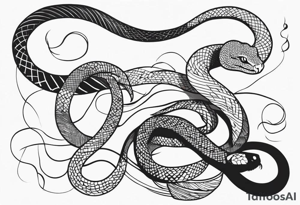 snake tattoo idea