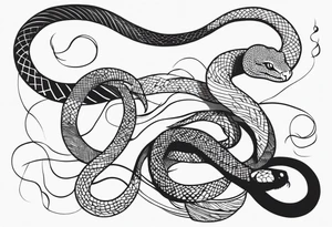 snake tattoo idea