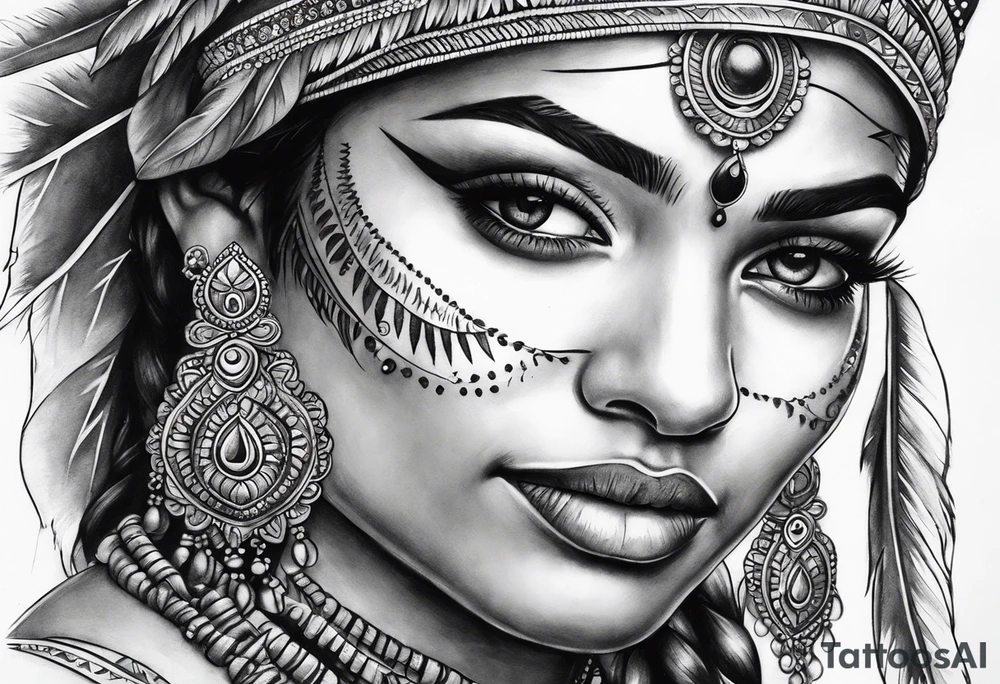 Indian tattoo idea