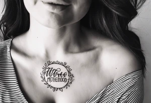 Motherhood tattoo idea