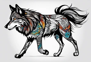 Lobo wolf for a male tattoo tattoo idea