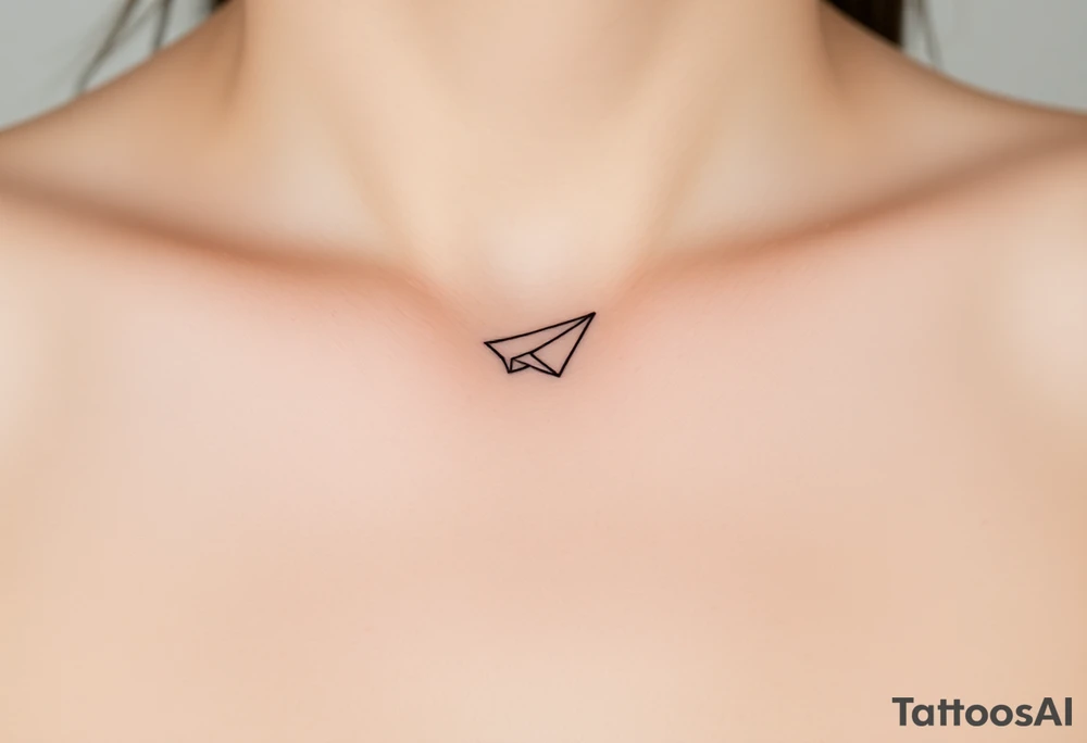 Line tattoo scene with paper plane, play symbol, pause symbol, stop symbol, rewind symbol, mental health awareness tattoo idea