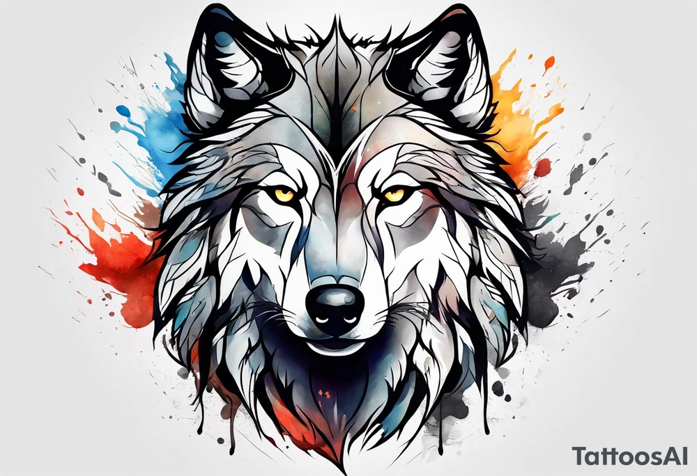 Lobo wolf for a male tattoo tattoo idea