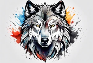 Lobo wolf for a male tattoo tattoo idea
