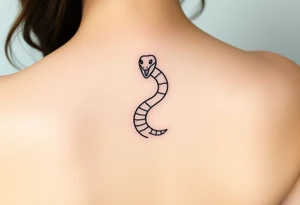 Shedding snake Balinese tattoo idea
