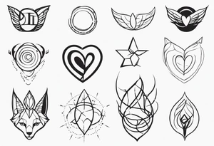 Deafness tattoo idea