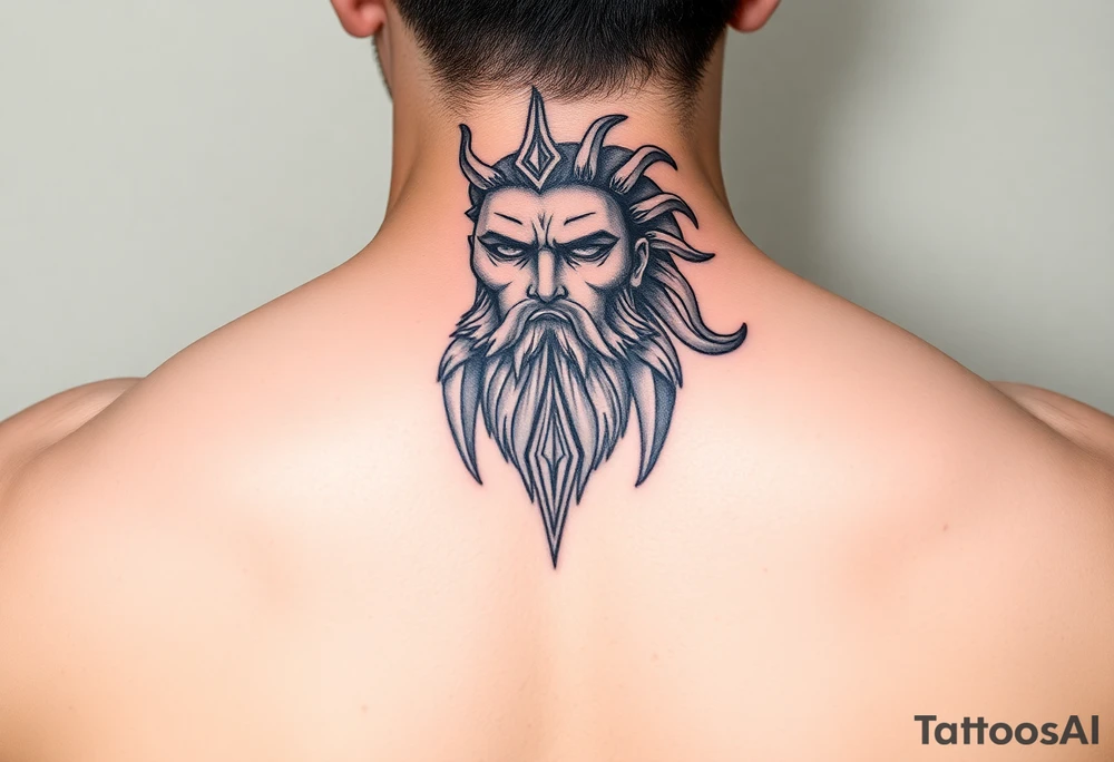 poseidon tattoo idea