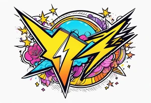 Zenitsu Lightning tattoo idea