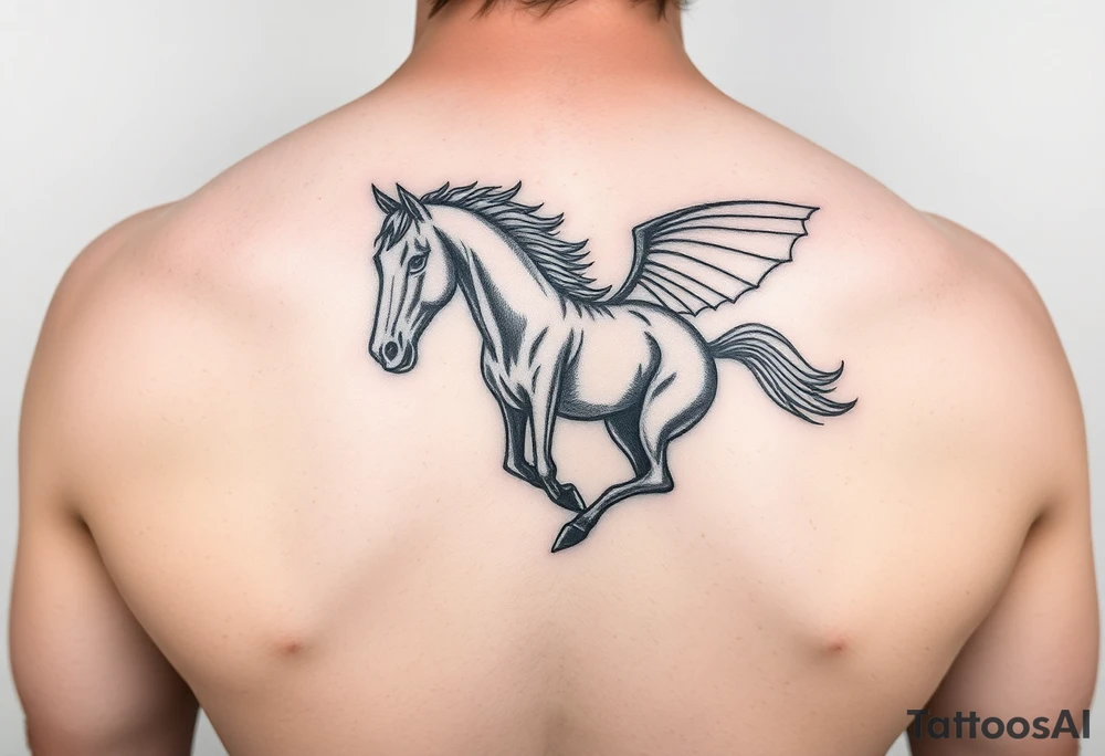 Lost Horse kite rip mum tattoo idea