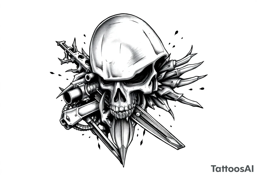 call of duty simon ghost riley tattoo idea