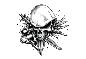 call of duty simon ghost riley tattoo idea