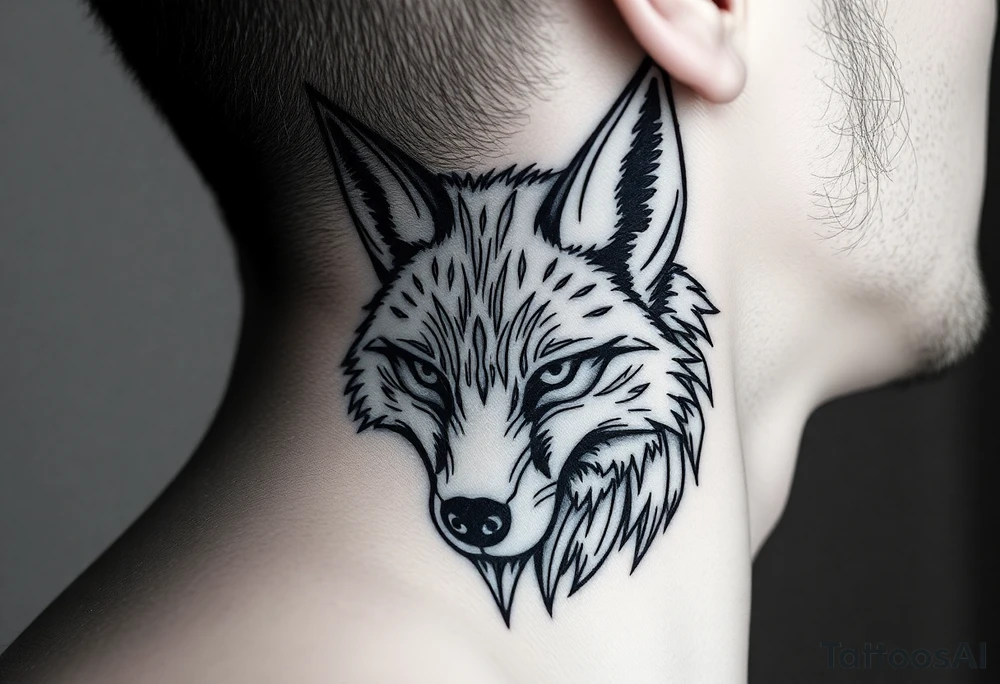 Remove the fox head tattoo idea