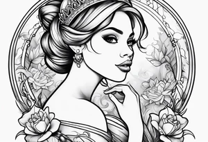 Princess and the frog tattoo idea