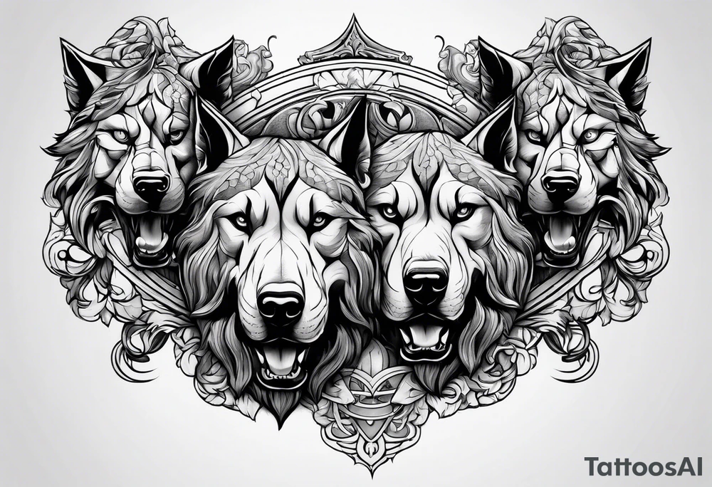 Cerberus tattoo idea