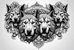 Cerberus tattoo idea