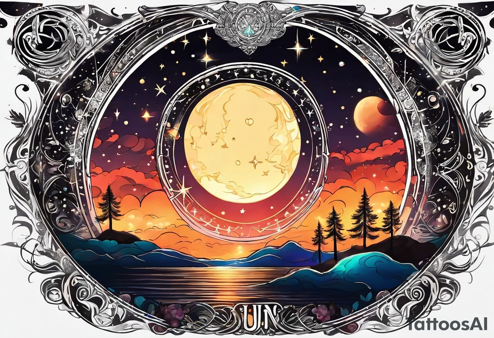 You are a beloved of the universe. You are
as beautiful as the sunrise and as ancient
as the stars. You are a spark of divine love
in human form. Through you goodness &
light flow into this world. Bless you. tattoo idea