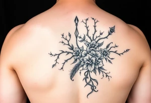 Extra large 
Female full back tattoo garden of eden tattoo idea