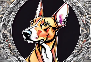 Close-up, pharaoh hound tattoo idea