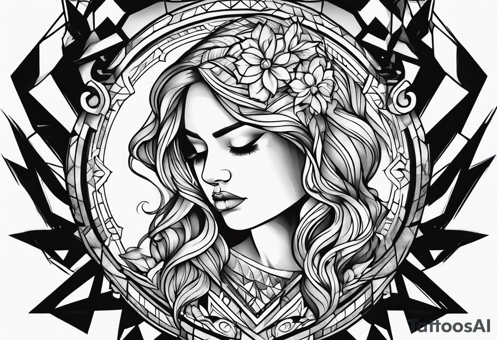 depression, grief and ptsd tattoo idea