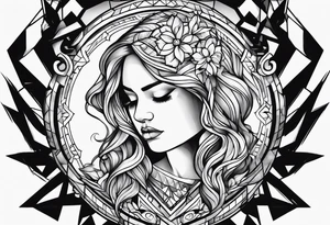 depression, grief and ptsd tattoo idea