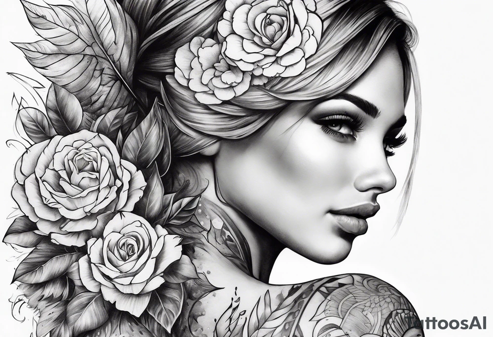 Inspirational sleeve tattoo idea