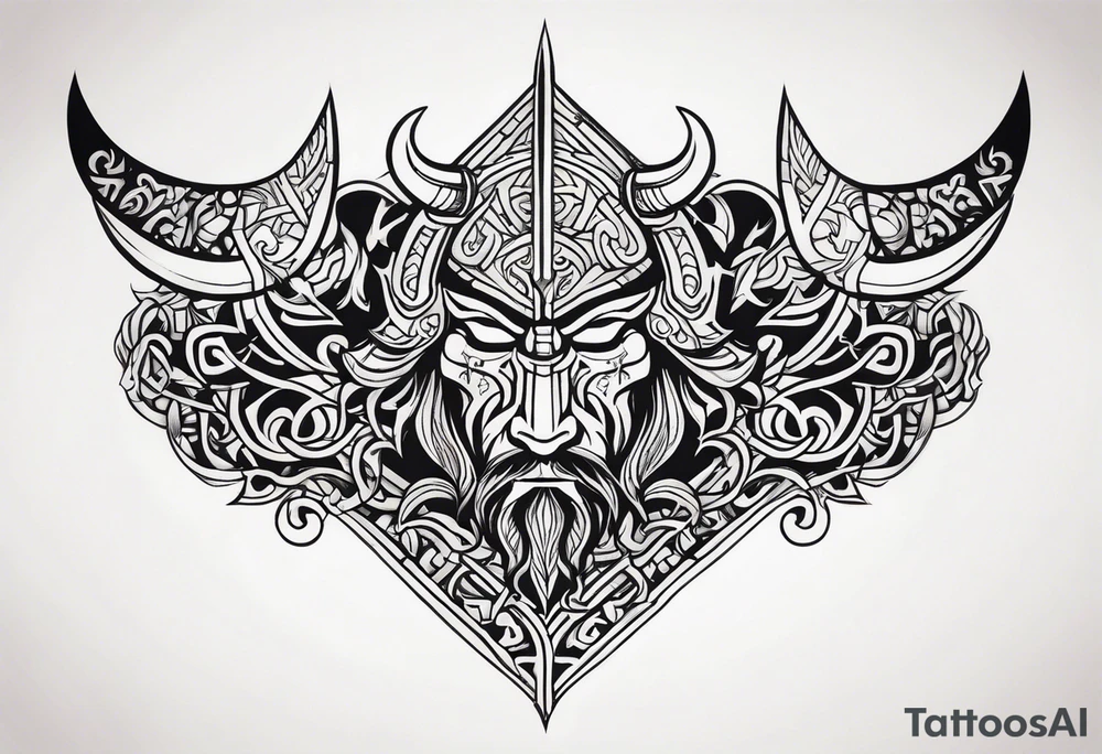 Viking tattoo idea