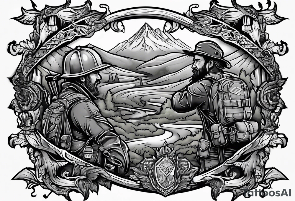 Rucking, brotherhood, fitness, GrowRuck tattoo idea