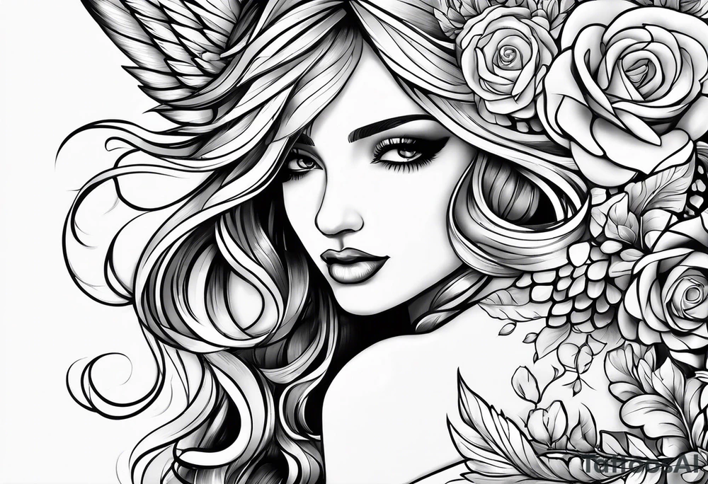 ""my sweet angel"" tattoo idea