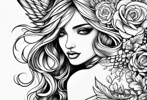 ""my sweet angel"" tattoo idea