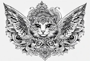 Legendary catana tattoo idea