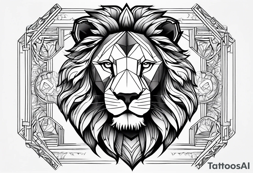 Lion tattoo idea