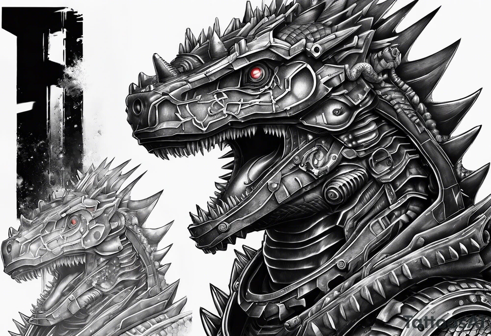 Mechagodzilla tattoo idea