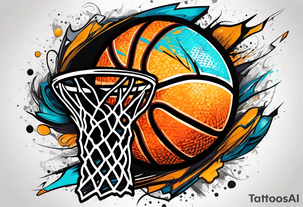 Basketball tattoo idea
