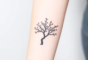 Blossom tree tattoo idea